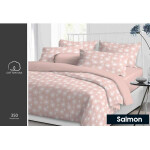 Roseau Light Grey 6pc 180x200cm Fitted Sheet350TC Santas Home
