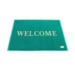 Non-slip rubber Brand Welcome Green Color 40cmx60cm