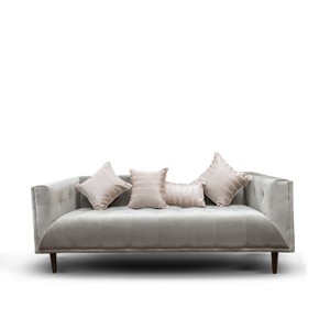 F1063 Sofa 3 seaters (LM0713-6) Color-Black