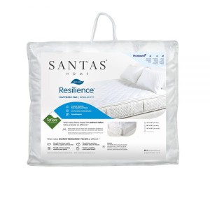 Mattress Protector Pad Resilience Regular fit Santas 180x200cm